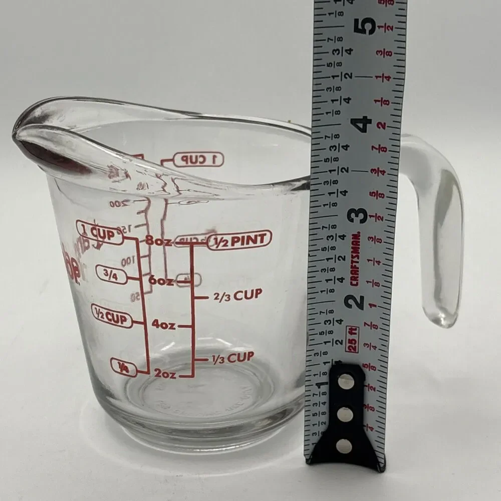 Anchor Hocking 1 Cup (8 Ounce Capacity) Glass Measuring Cup